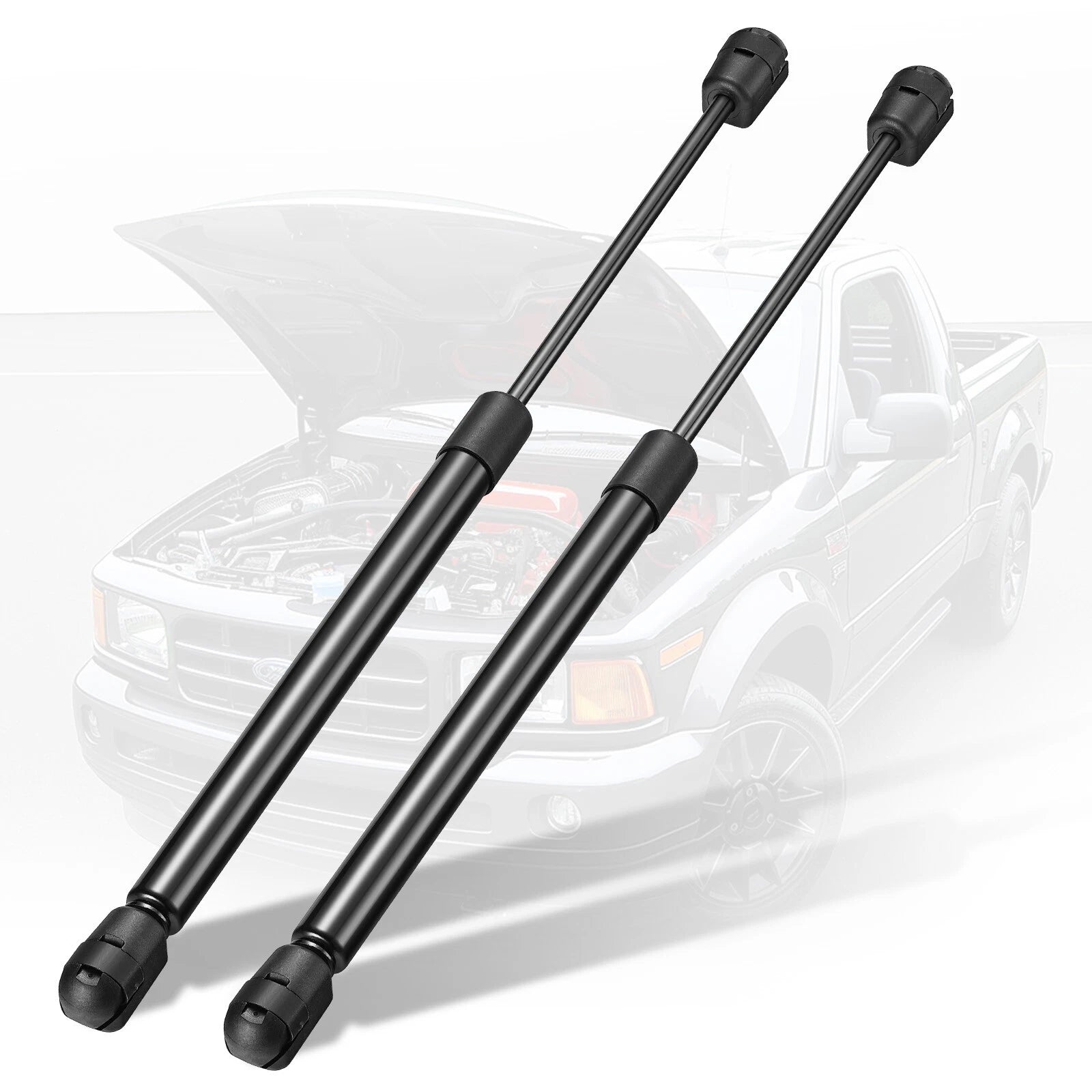 Set of 2 Gas Shocks for Camper Shell Truck Cap (14 Inch)