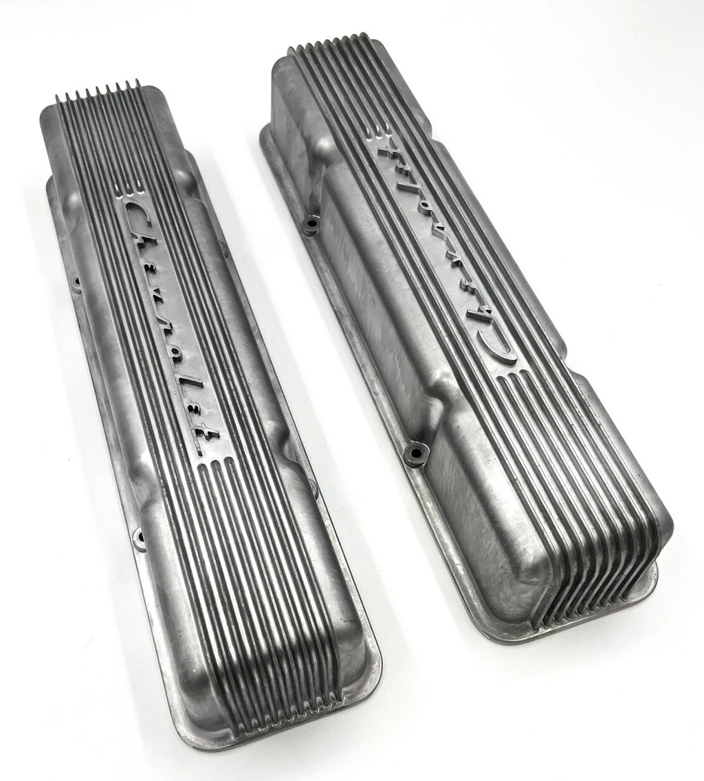 Valve Covers Aluminum Finned Replacement for Chevrolet Small Block 350 (1960–1979)