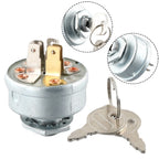 Ignition Starter Switch & Keys for Ride On Tractor Mower (725-0267A, 0945-4)