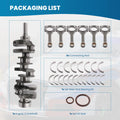 Engine Crankshaft & Rods & Bearings Kit for Hyundai Santa Fe, Kia Sorento (2001–2012)
