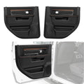 Black Inner Rear Door Panels for Dodge Ram 1500 2500 3500 (2013–2018)