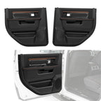 Black Inner Rear Door Panels for Dodge Ram 1500 2500 3500 (2013–2018)