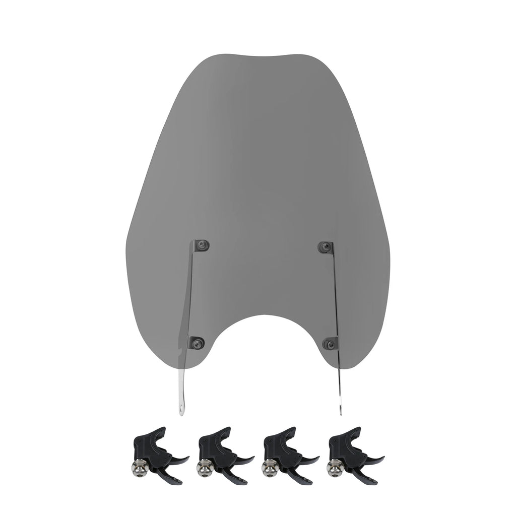 Windshield Windscreen & 41mm Quick Release Clamps for Harley Softail FXST (1988–2013)