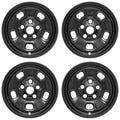 4 BLACK 17" Wheel Skins Hub Caps Covers for 2013-2019 Ram 1500 Truck Steel Rim
