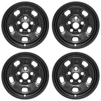 4 BLACK 17" Wheel Skins Hub Caps Covers for 2013-2019 Ram 1500 Truck Steel Rim