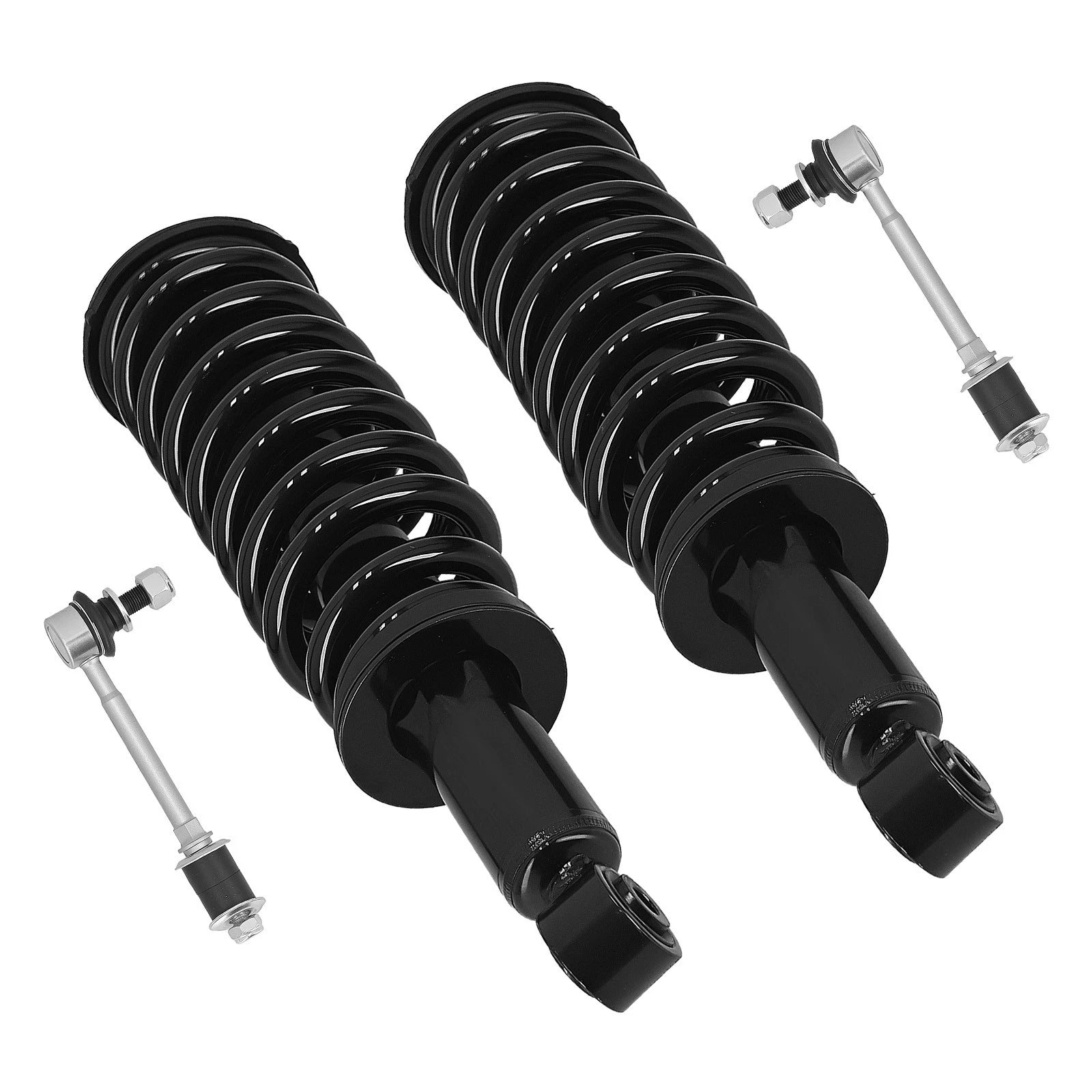 4X Front Struts w/ Spring & Sway Bar End Links for Toyota Tundra (2002–2006)