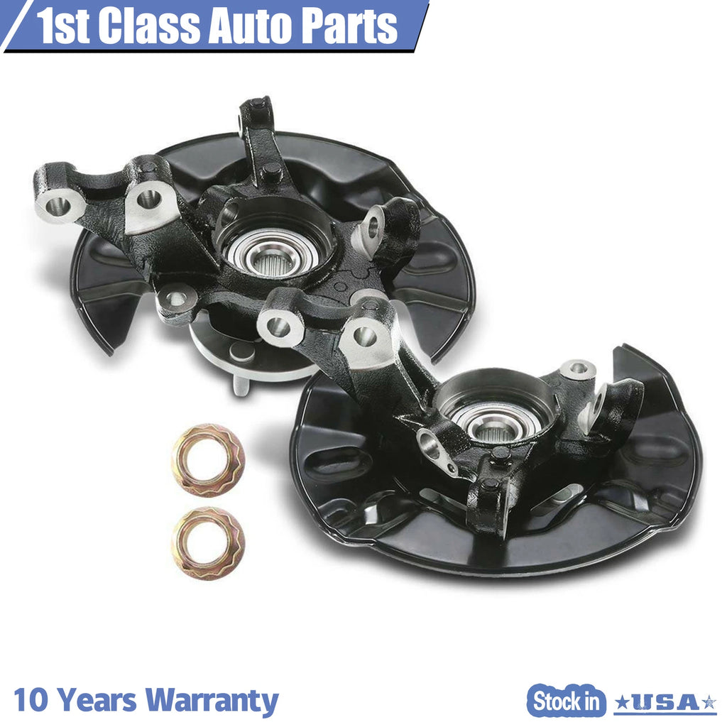 Pair Wheel Bearing Hub Steering Knuckle Assy for Toyota Corolla (2003–2008)