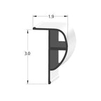Dock Pro Standard P-Shape Dock Edging Marine Dock Bumper for All Models