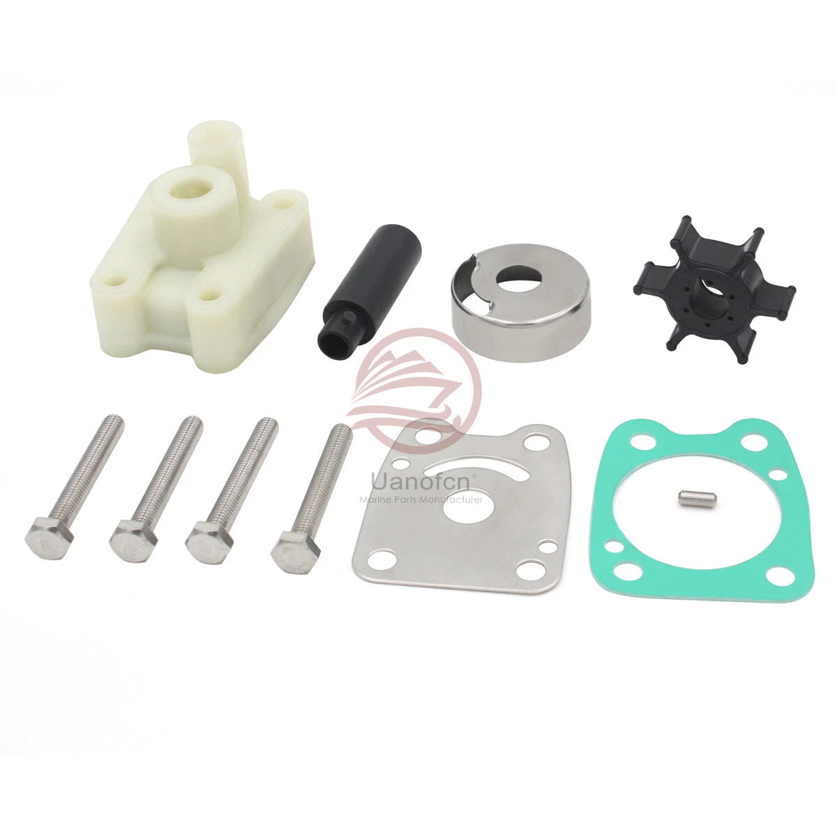 Outboard Water Pump Impeller Repair Kit for Yamaha 6E0-W0078-A2-00 (4HP 5HP)