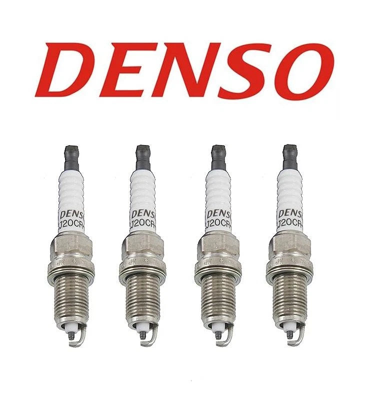 Set of 4 Spark Plugs for Audi BMW Dodge Honda Jeep Mitsubishi Mazda (KJ20CR L11)