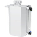 2L Aluminum Radiator Coolant Overflow Expansion Tank for