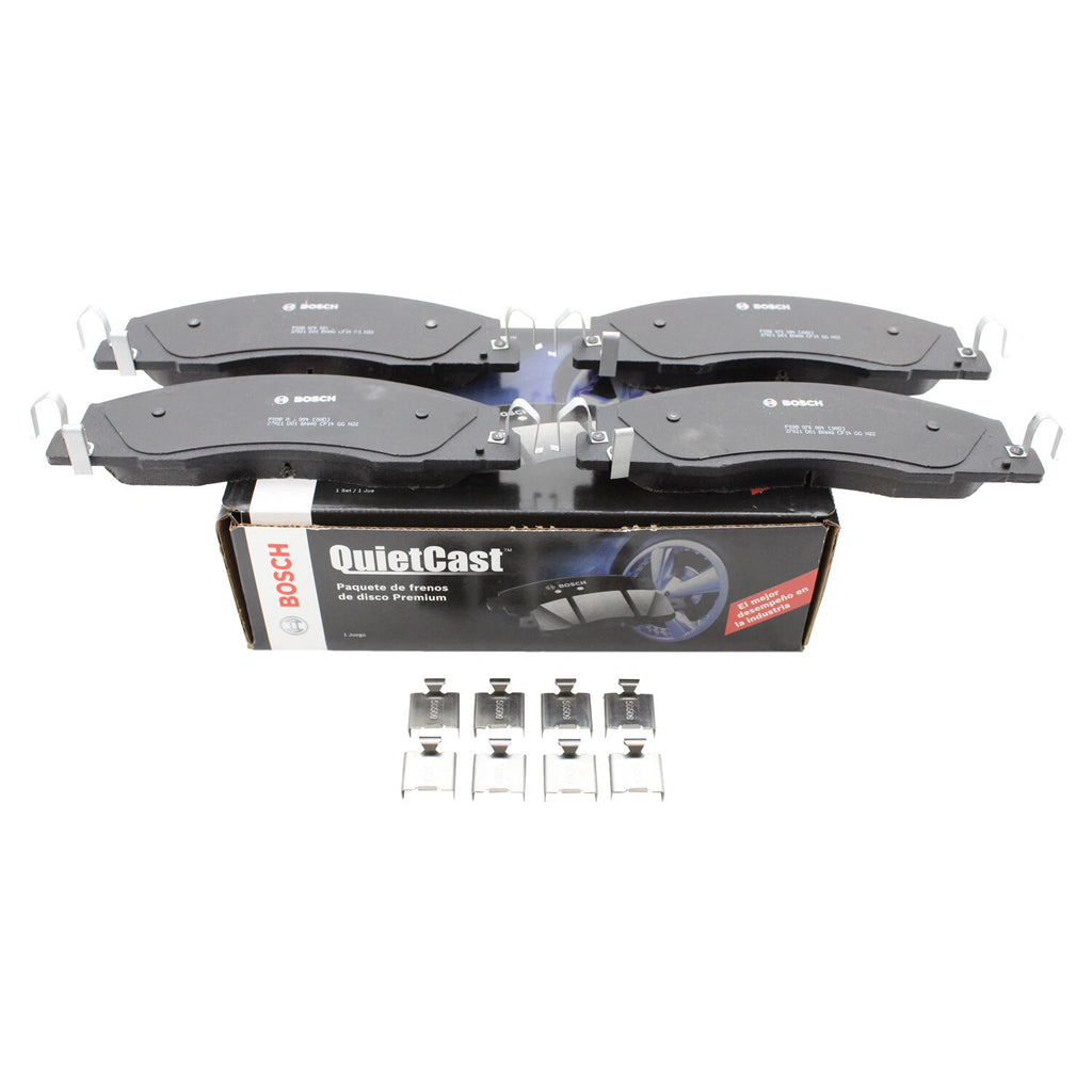 Set of 4 Bosch QuietCast Front Ceramic Brake Pads for Dodge Ram 2500 3500
