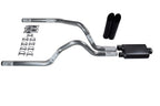 2.5" Dual Exhaust Kit for Dodge Dakota (1987–1996) - Black Tips