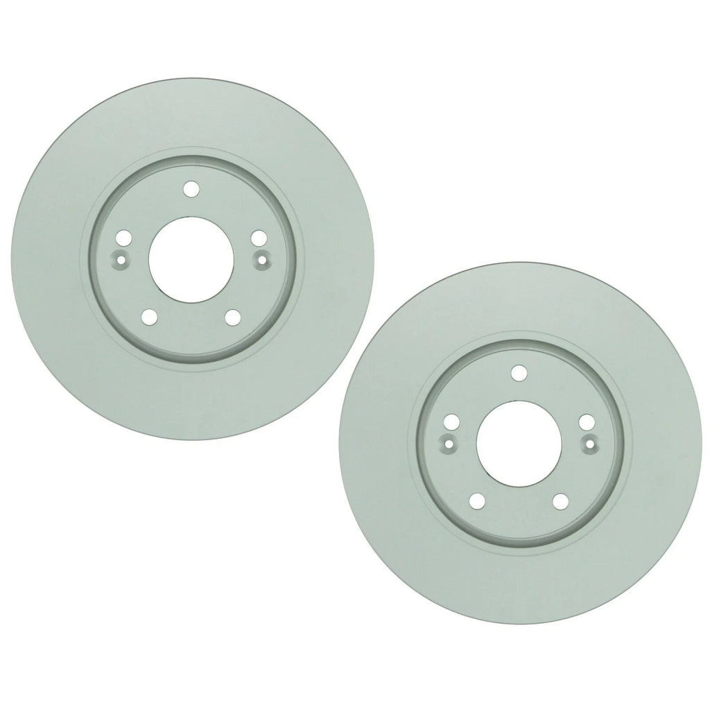 Set of 2 Bosch QuietCast Front Disc Brake Rotors for Hyundai Kia (300mm)