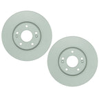 Set of 2 Bosch QuietCast Front Disc Brake Rotors for Hyundai Kia (300mm)