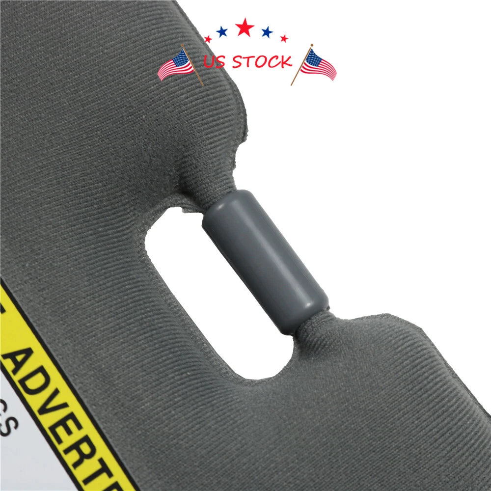 Left Driver Side Sun Visor for Toyota Tacoma (2005-2011) Gray