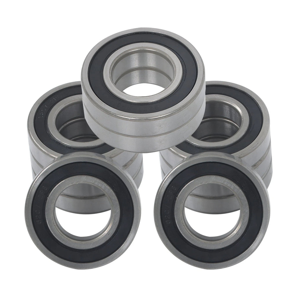 Set of 10 Deep Groove Ball Bearings 35mm x 72mm x 17mm Rubber Sealed