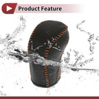 Car Gear Shift Knob Cover for Hyundai Tucson 2015-2018 Black Brown Faux Leather