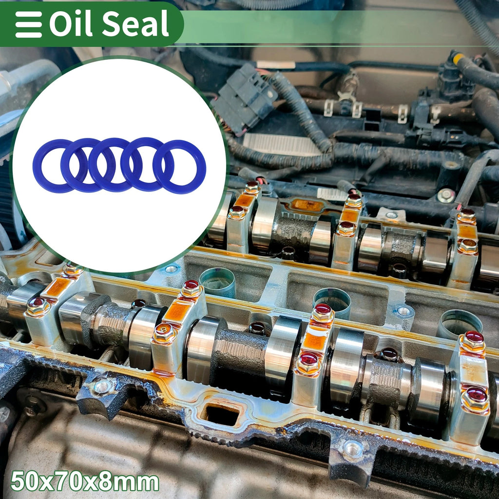 Set of 5 Oil Seal Rotary Shaft Seal 50x70x8mm for Various Models