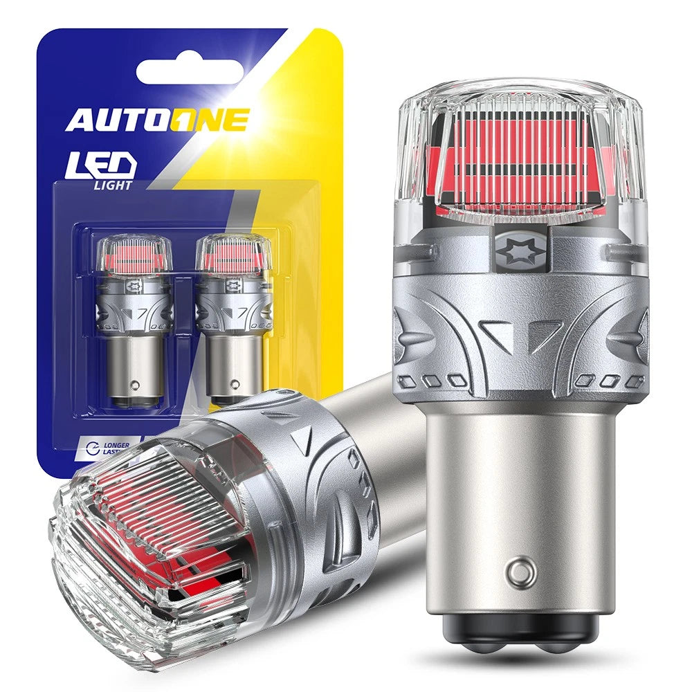 2X LED Tail Signal Stop Brake Light Bulbs for Make Model 