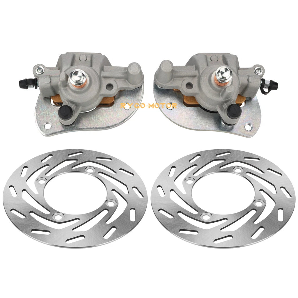 Front Brake Calipers & Disc Rotors for Yamaha Kodiak 700 YFM700 (2016–2020)