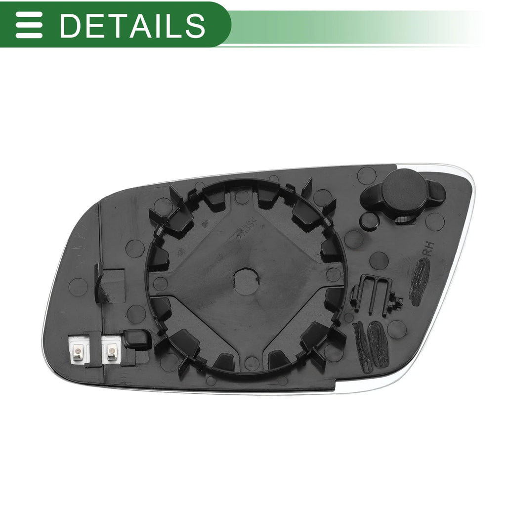 Heated Right Side Mirror Glass for Audi A3 (2000–2003)