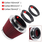 3" 3.5" 4" High Flow Inlet Dry Air Filter for Cold Air Intake