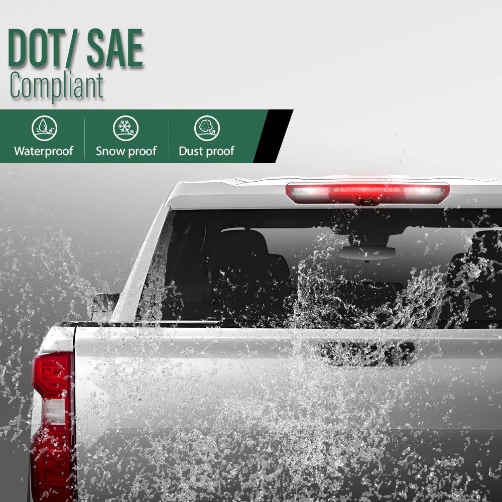Third Brake Light for Chevy Silverado GMC Sierra (2019–2025) with Camera Holes
