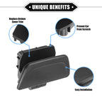 Glove Box Lid Latch Lock Handle Cover for Ford Fiesta (2011–2019) Black