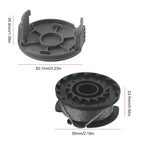 Set of 2 Bosch Grass Trimmer Lines F016800569 F016800385 + Spool Cover F016F05320