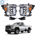 LED Headlights for GMC Sierra 2500HD 3500 HD (2020–2023) Pair