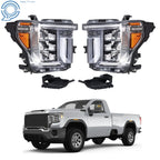 LED Headlights for GMC Sierra 2500HD 3500 HD (2020–2023) Pair