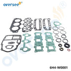 Powerhead Gasket Kit for Yamaha Outboard 3 Cylinder (6H4-W0001-01)