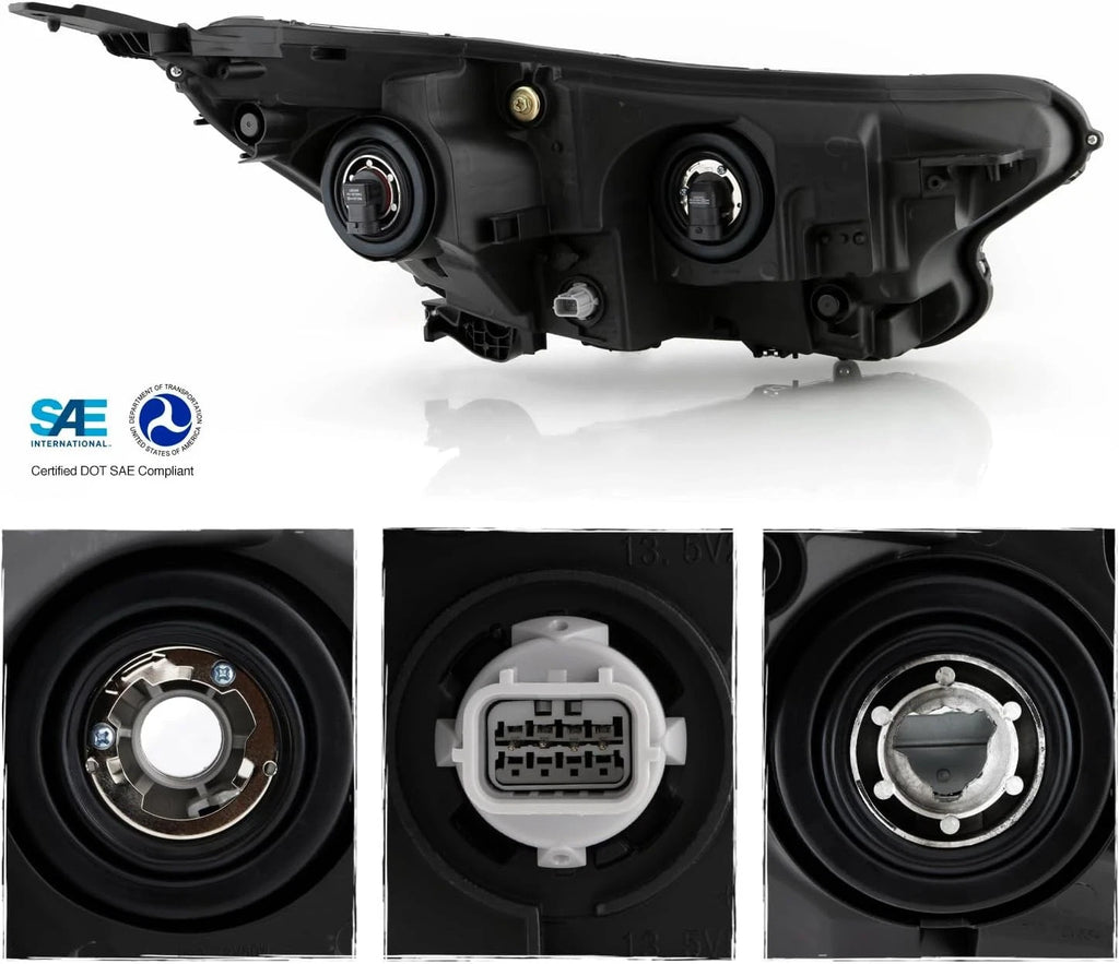 Projector Headlights for Honda CR-V (2017–2022) Halogen LED DRL