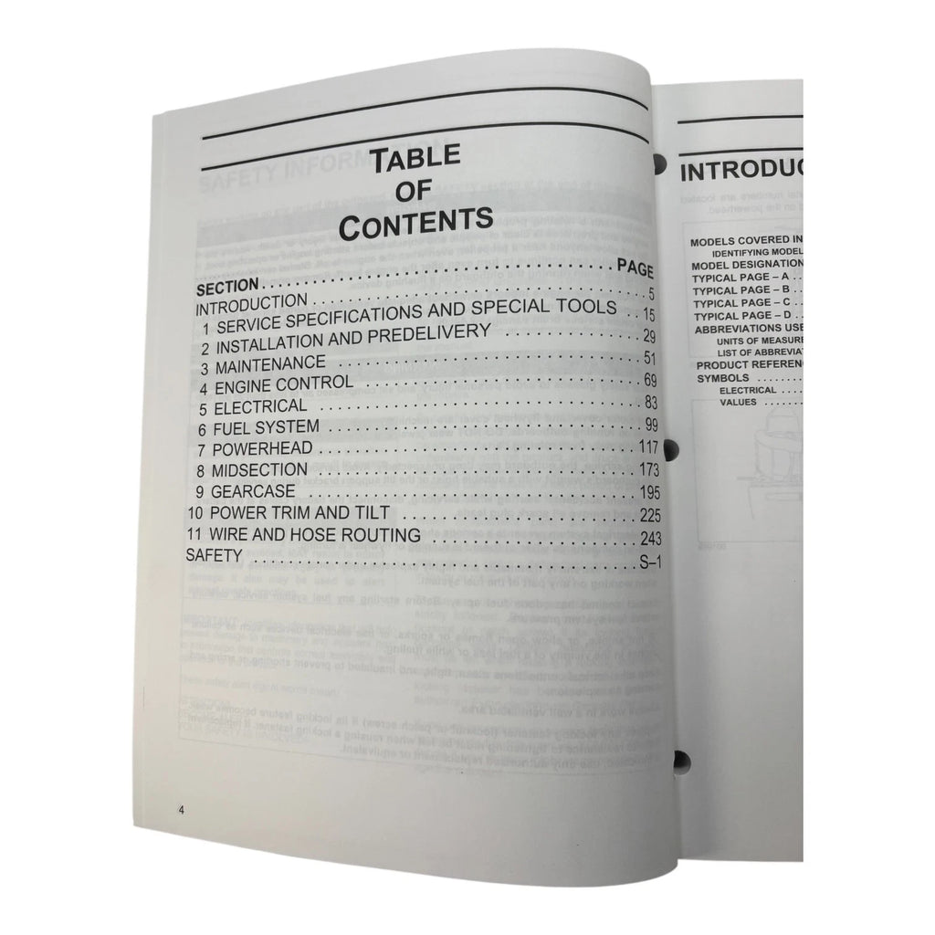 Service Manual for Johnson 30 HP 4 Stroke (2006) - Part No. 5006592