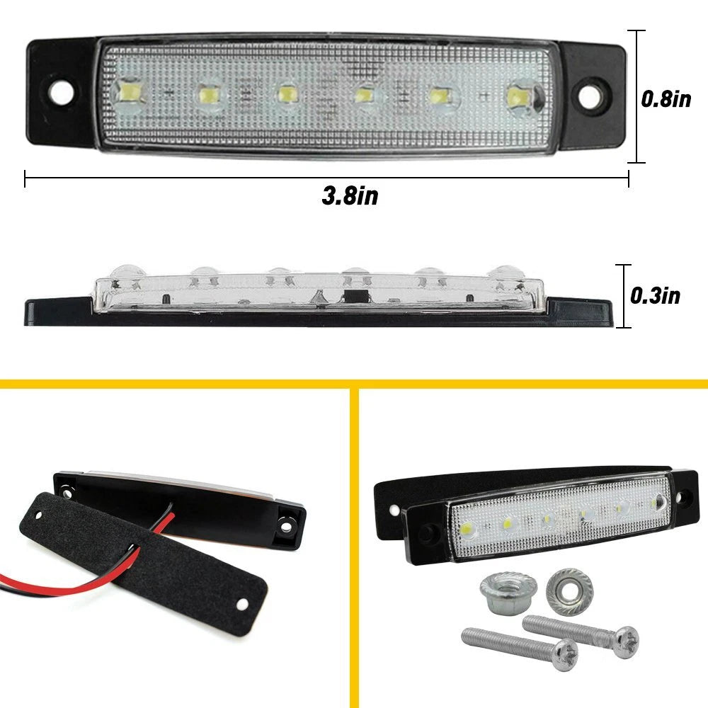 10X LED Rock Underbody Wheel Lights for Jeep Offroad (YYYY–YYYY)