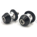 2X CNC Swingarm Spools Sliders for Universal Motorcycle 6MM Black