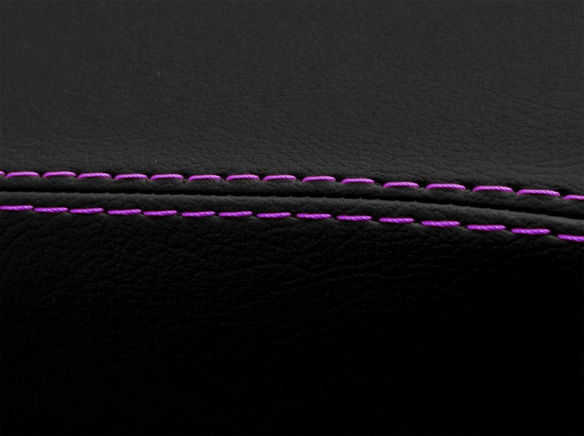 Leather Manual Shift Boot for Ford Mustang (2005–2009) Purple Stitch