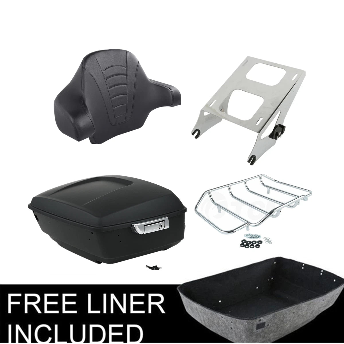 Trunk Mount Rack Pad for Harley Touring Street Road Glide (2014–2023)