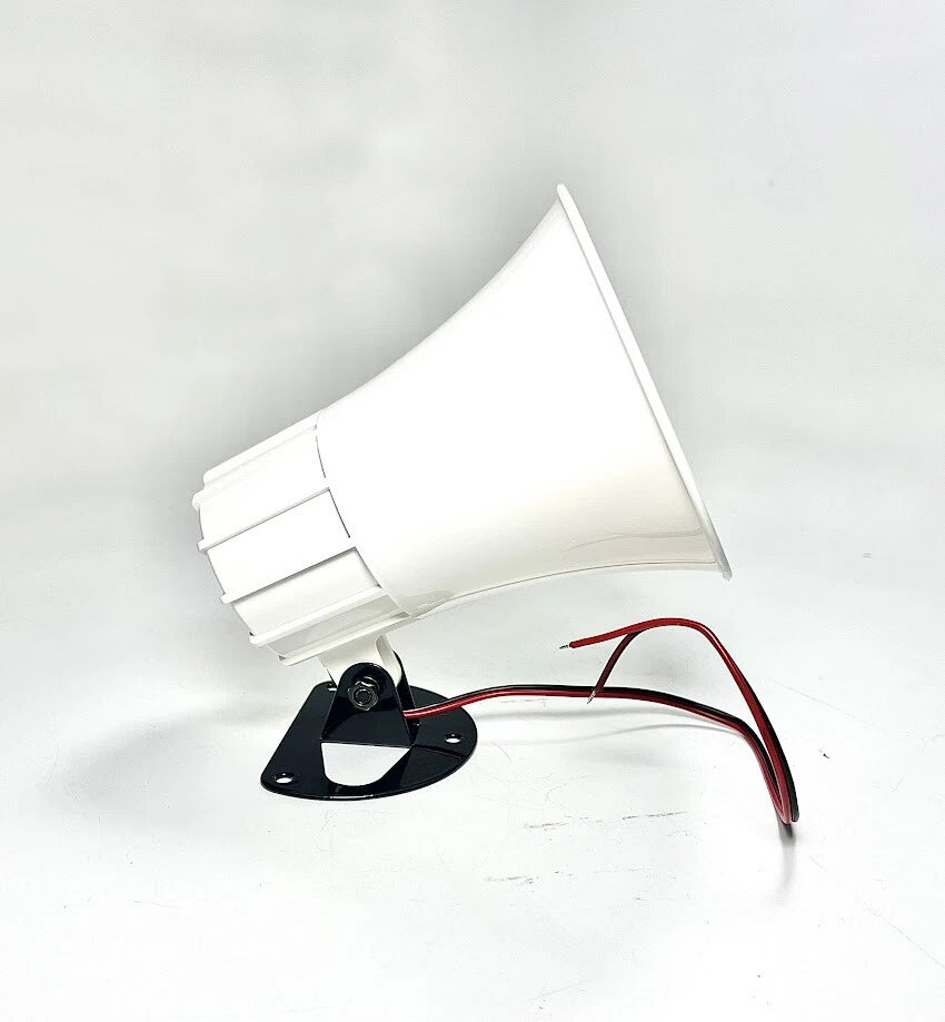 Siren SPECO SA-5P for 6-12 VDC Vehicles (115dB, 5in, White)