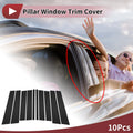 10 Pcs Door Pillar Window Trim for Mercedes-Benz GL-Class (2007–2012) Black