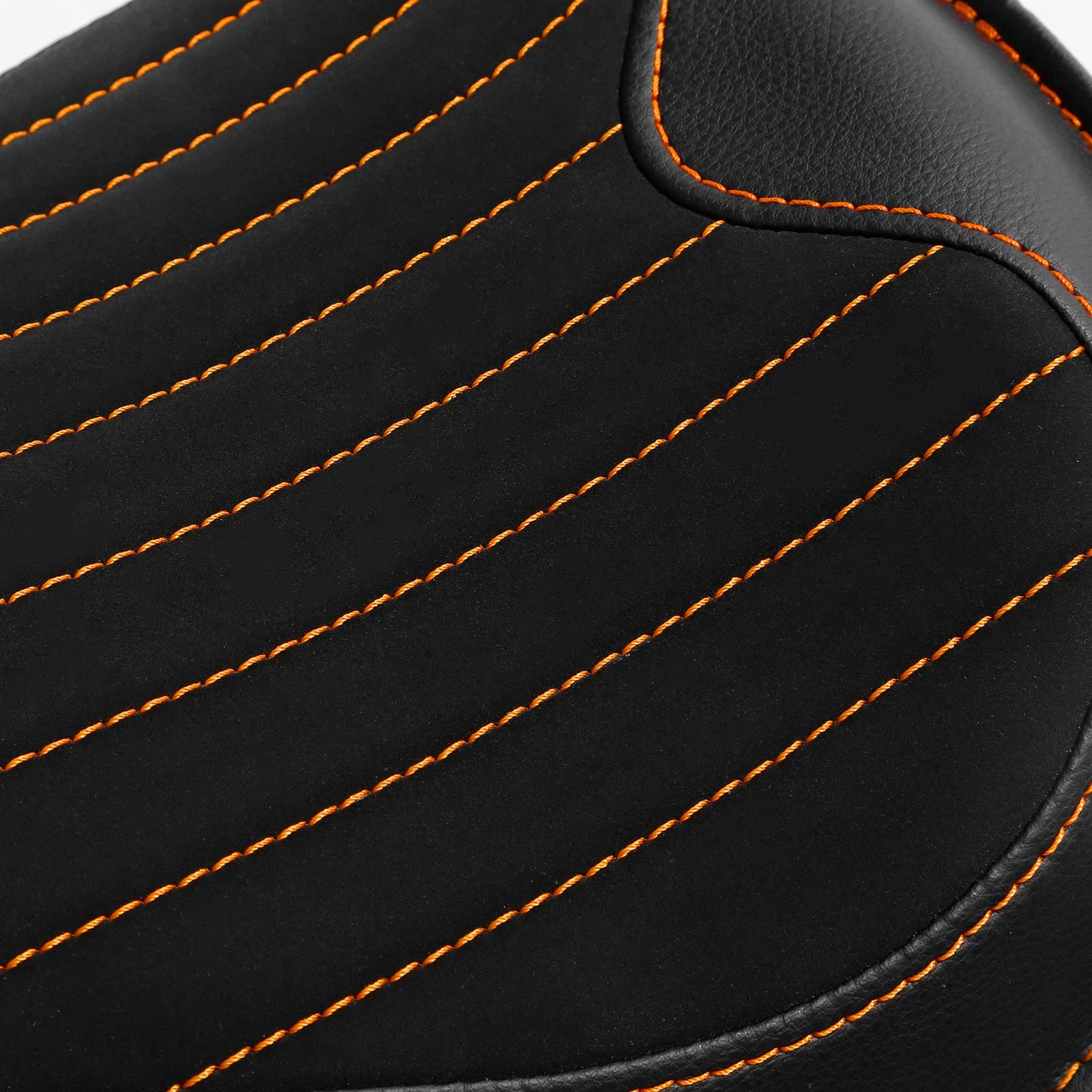 Solo Seat for Harley Dyna Street Bob FXDB (2007–2017) - Black Orange