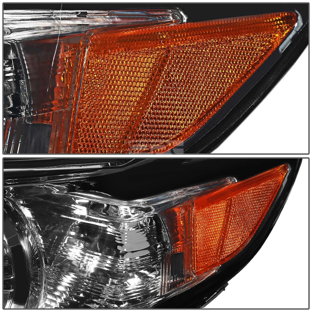 Smoked Amber Side Projector Headlight Lamp for Toyota Sienna (2011–2020)