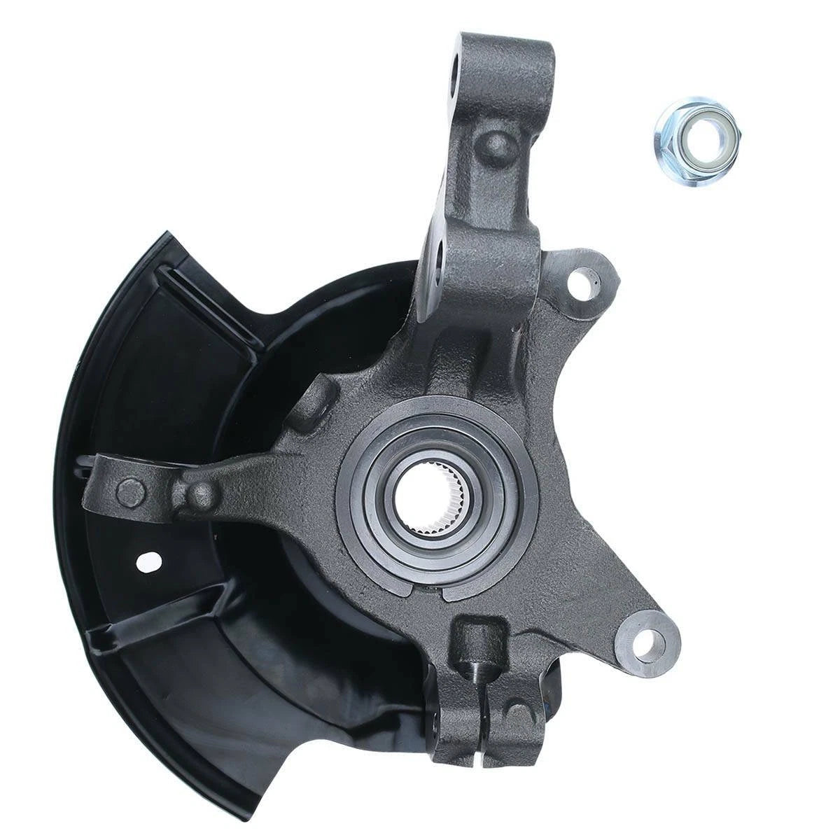 Front Left Steering Knuckle & Hub Bearing for Ford Edge (2007-2010)