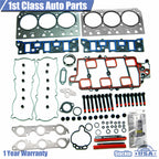 Engine Head Gasket Set with 16 Bolts for Pontiac 3.8L V6 (1995–2005)