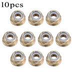 10x M10x1.25 Nuts for String Trimmer Brush Cutter (Gear Head Case)
