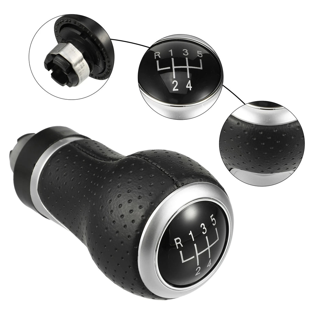 Set of 1 Gear Shift Knob for Audi A3 (2003–2013) - 5 Speed, Black