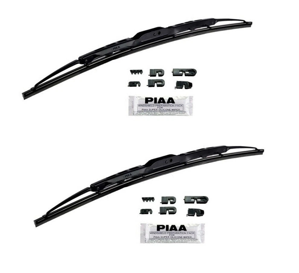 Set of 2 PIAA Super Silicone Wiper Blades 17" for Universal (2010–2023)