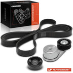 3X Serpentine Belt Drive Component Kit for Ford Explorer (2002–2005)
