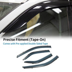 Set of 4 Window Deflectors for Toyota Camry (2012–2017) - Black Vent Visors